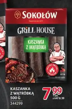 Selgros Kaszanka z wątróbką Sokołów Grill House oferta