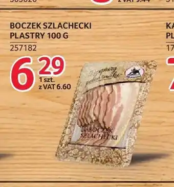 Selgros Boczek szlachecki plastry ZMB Białystok oferta