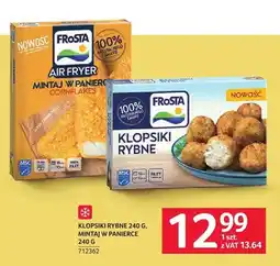 Selgros Klopsiki rybne Frosta oferta