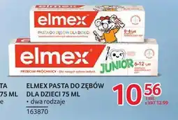 Selgros Pasta do zębów dla dzieci Elmex 0-6 lat oferta