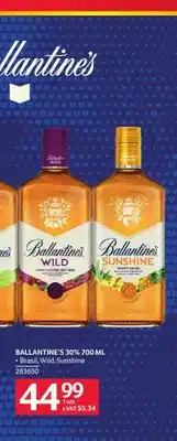 Selgros Likier Ballantine's Brasil 30% oferta