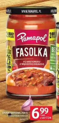 Selgros Fasolka po bretońsku z wędzoną kiełbasą Pamapol oferta