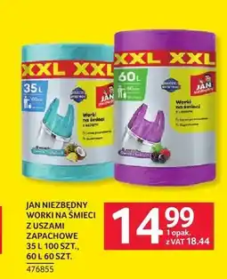 Selgros Worki na śmieci z uszami zapachowe Jan Niezbędny oferta