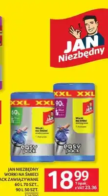 Selgros Worki na śmieci Easy Pack zawiązywane Jan Niezbędny oferta