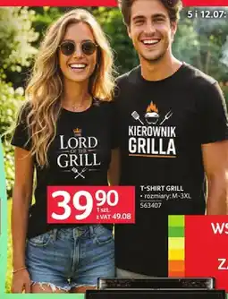 Selgros T-shirt męski Grill oferta
