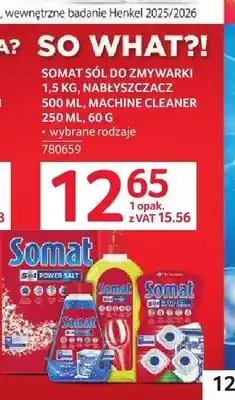Selgros Nabłyszczacz do zmywarki Somat oferta
