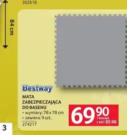 Selgros Mata zabezpieczająca do basenu Bestway oferta