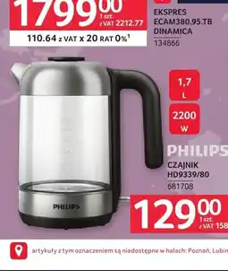 Selgros Czajnik Philips HD9339/80 oferta