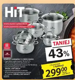 Selgros Komplet garnków Gerlach Sendo 11 części oferta