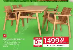 Selgros Zestaw mebli ogrodowych oferta