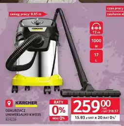 Selgros Odkurzacz uniwersalny Kärcher KWD3S oferta