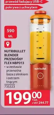 Selgros Blender przenośny Nutribullet Flex NBP013 oferta