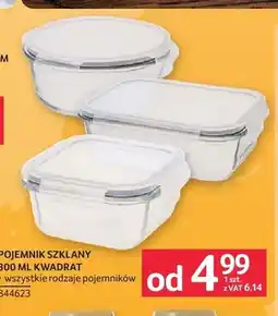 Selgros Pojemnik szklany Kwadrat oferta