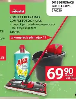 Selgros Komplet mop Vileda Ultramax Completobox + Ajax oferta