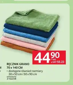Selgros Ręcznik Grano 70x140 cm oferta