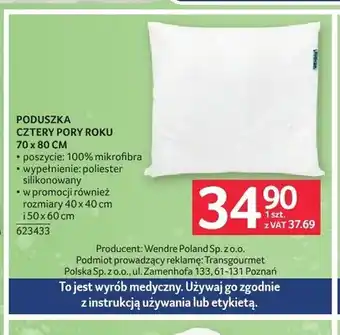 Selgros Poduszka Cztery Pory Roku 70x80 cm oferta