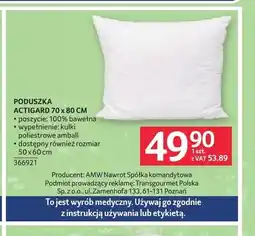 Selgros Poduszka Actigard 70x80 cm oferta