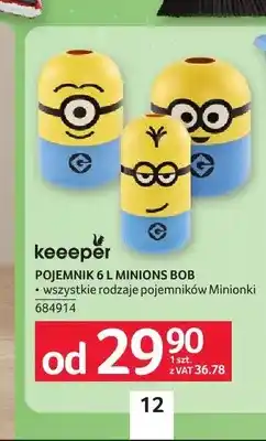Selgros Pojemnik keeeper Minions Bob oferta