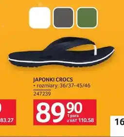 Selgros Japonki Crocs oferta
