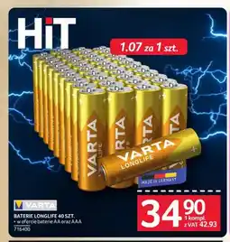 Selgros Baterie Varta Longlife AA oferta