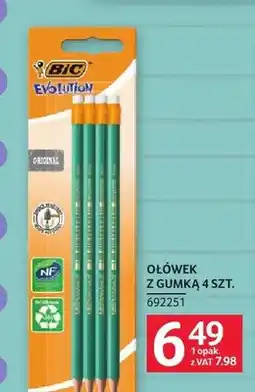 Selgros Ołówek z gumką BIC Evolution oferta