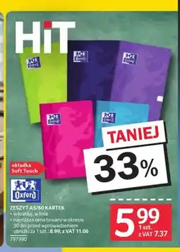 Selgros Zeszyt A5 Oxford 60 kartek oferta