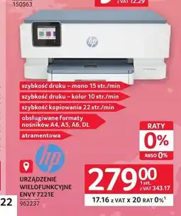 Selgros Urządzenie wielofunkcyjne HP Envy 7221e oferta