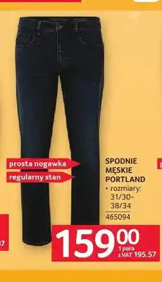 Selgros Spodnie męskie Portland oferta