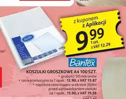 Selgros Koszulki groszkowe A4 Bantex 100 szt oferta