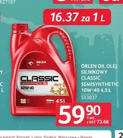 Selgros Olej silnikowy Orlen Oil Classic Semisynthetic 10W-40 oferta