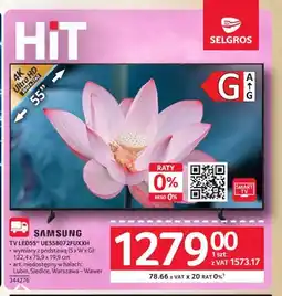 Selgros Telewizor Samsung UE558072FUXXH oferta