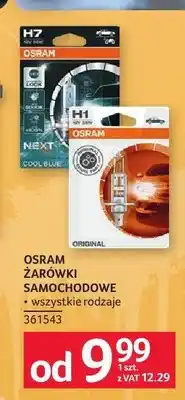 Selgros Żarówki samochodowe Osram oferta
