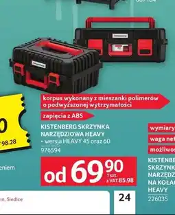 Selgros Skrzynka narzędziowa Kistenberg Heavy oferta