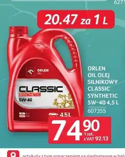 Selgros Olej silnikowy Orlen Oil Classic Synthetic 5W-40 oferta