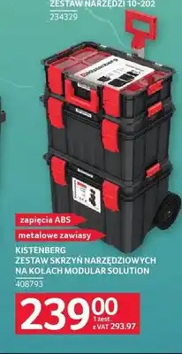 Selgros Zestaw skrzyń narzędziowych na kołach Kistenberg Modular Solution oferta