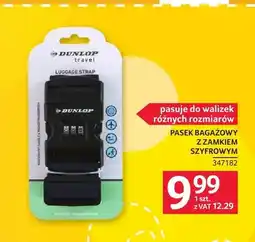 Selgros Pasek bagażowy z zamkiem szyfrowym Dunlop oferta