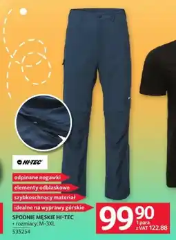 Selgros Spodnie męskie Hi-Tec oferta
