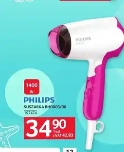 Selgros Suszarka do włosów Philips BHD003/00 oferta