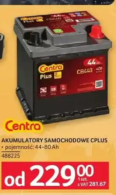 Selgros Akumulator samochodowy Centra Plus oferta