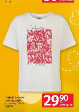Selgros T-shirt damski z nadrukiem oferta