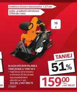 Selgros Pilarka tarczowa Black+Decker oferta