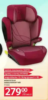 Selgros Fotelik samochodowy MoMi Mei oferta