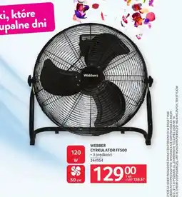 Selgros Cyrkulator Webber FF500 oferta