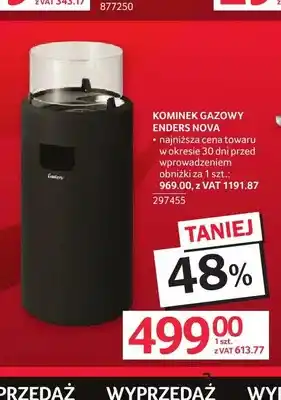 Selgros Kominek gazowy Enders Nova oferta