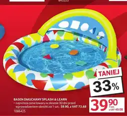 Selgros Basen dmuchany Splash & Learn oferta