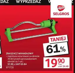 Selgros Zraszacz wahadłowy oferta