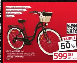 Selgros Rower miejski 28 cali Bikey oferta
