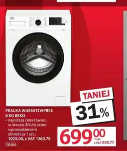 Selgros Pralka Beko oferta