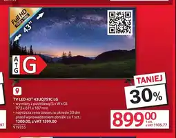 Selgros Telewizor LED 43 LG 43UQ751C oferta