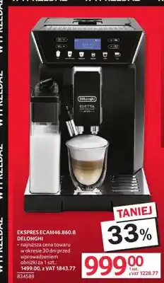 Selgros Ekspres do kawy DeLonghi Eletta Cappuccino oferta